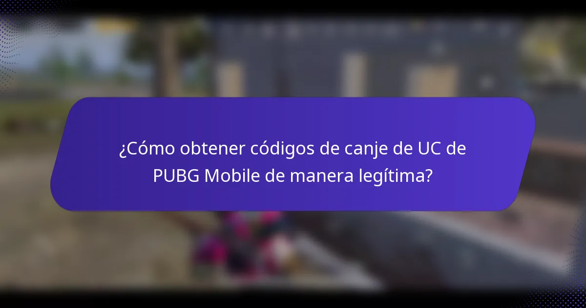 ¿Cómo obtener códigos de canje de UC de PUBG Mobile de manera legítima?